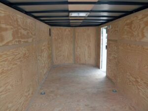 Enclosed Trailer 7’x16′ – V-Nose Motorcycle Lawn Mower Storage - Image 20