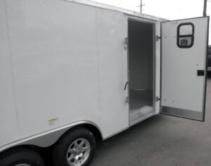 Enclosed Trailer 8.5’x18′ White – Equipment Car Bike Hauler Storage - Image 13