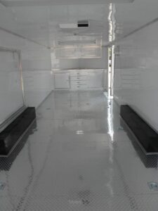 Enclosed Trailer 8.5’x26′ White – Car Motorcycle Hauler Storage - Image 13