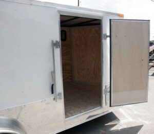 Enclosed Trailer 7’x16′ – V-Nose Motorcycle Lawn Mower Storage - Image 9