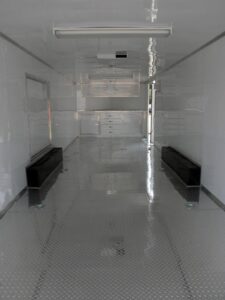 Enclosed Trailer 8.5’x26′ White – Car Motorcycle Hauler Storage - Image 11
