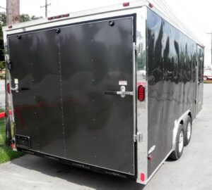 Enclosed Trailer 8.5’x18′ Grey – Custom Enclosed Car Bike Cargo Hauler Storage - Image 6