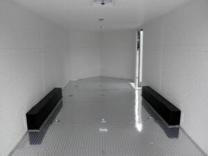 Enclosed Trailer 8.5’x18′ White – Equipment Car Bike Hauler Storage - Image 16