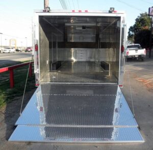 Enclosed Trailer 8.5’x26′ White – Car Motorcycle Hauler Storage - Image 10