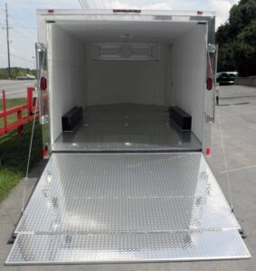 Enclosed Trailer 8.5’x18′ Grey – Custom Enclosed Car Bike Cargo Hauler Storage - Image 8