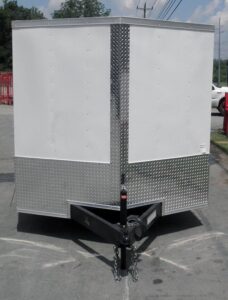 Enclosed Trailer 7’x16′ – V-Nose Motorcycle Lawn Mower Storage - Image 6