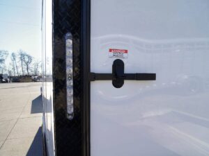 8.5×20 White V-Nose Enclosed Trailer with Blackout Pkg (2) 5,200lb Axles - Image 10