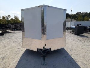 8.5×12 V-Nose Enclosed Trailer 3,500lb Axle Storage - Image 3