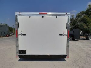 8.5×12 V-Nose Enclosed Trailer 3,500lb Axle Storage - Image 5