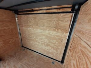 8.5×12 V-Nose Enclosed Trailer 3,500lb Axle Storage - Image 9