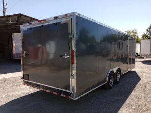 Enclosed Trailer 8.5′ X 24′ Charcoal Grey Hauling - Image 7