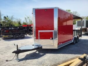 Enclosed Trailer 8.5′ X 20′ Red Hybrid Event Trailer - Image 9