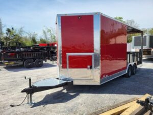 Enclosed Trailer 8.5′ X 20′ Red Hybrid Event Trailer