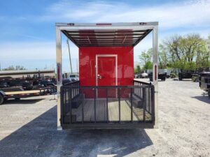 Enclosed Trailer 8.5′ X 20′ Red Hybrid Event Trailer - Image 4