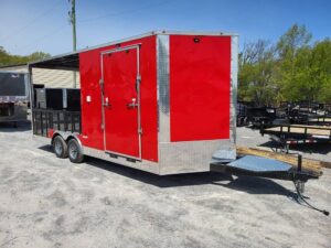 Enclosed Trailer 8.5′ X 20′ Red Hybrid Event Trailer - Image 17