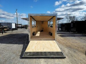8.5′ X 22′ Red & Black Custom Enclosed Trailer - Image 15