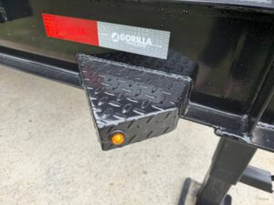 7×20 Gooseneck Equipment Trailer (2) 7K Axles Standup Ramps I-Beam 14K GVWR - Image 10