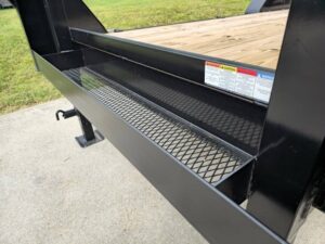 7×20 Gooseneck Equipment Trailer (2) 7K Axles Standup Ramps I-Beam 14K GVWR - Image 13