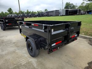 5×8 Hydraulic Dump Trailer 24″ Sides 5,200lb Axle with Brake - Image 5