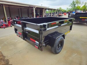 5×8 Hydraulic Dump Trailer 24″ Sides 5,200lb Axle with Brake - Image 7