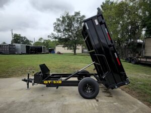 5×8 Hydraulic Dump Trailer 24″ Sides 5,200lb Axle with Brake - Image 13