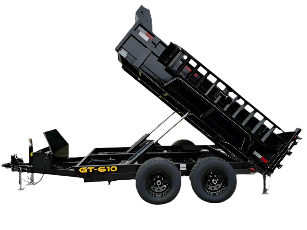 6′ X 10′ Hydraulic Dump Trailer With Loading Ramps (2) 5200lb axles GVWR 9990 6′ X 10′ Hydraulic Dump Trailer With Loading Ramps (2) 5200lb axles GVWR 9990 - Image 1