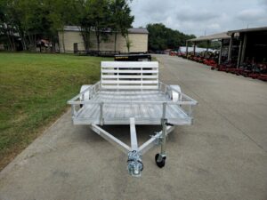 6.4′ x 10′ All Aluminum Utility Trailer 3500 lb Axle - Image 2