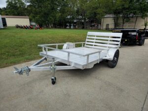 6.4′ x 10′ All Aluminum Utility Trailer 3500 lb Axle