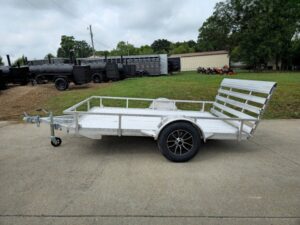 6.4′ x 10′ All Aluminum Utility Trailer 3500 lb Axle - Image 3