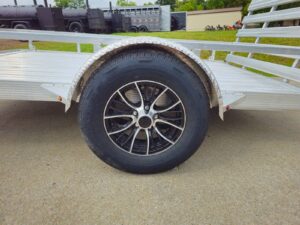 6.4′ x 10′ All Aluminum Utility Trailer 3500 lb Axle - Image 5