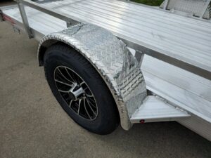 6.4′ x 10′ All Aluminum Utility Trailer 3500 lb Axle - Image 6