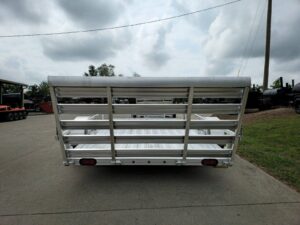 6.4′ x 10′ All Aluminum Utility Trailer 3500 lb Axle - Image 7