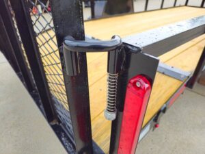 5×14 Dovetail Utility Trailer Powder Coated W/ Gate 3,500lb Axle - Image 13