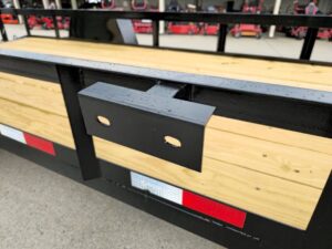5×14 Dovetail Utility Trailer Powder Coated W/ Gate 3,500lb Axle - Image 15