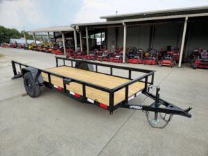 5×14 Dovetail Utility Trailer Powder Coated W/ Gate 3,500lb Axle - Image 24