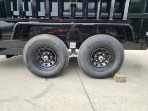 6×12 Heavy Duty Dump Trailer 2- 5,200 lb Axles and 2ft Sides 10K GVWR - Image 5