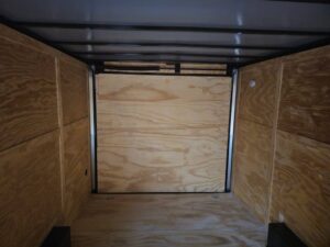 8.5×20 Black V-Nose Enclosed Trailer with Blackout Pkg (2) 5,200lb Axles - Image 14