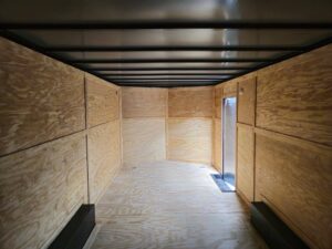 8.5×20 Black V-Nose Enclosed Trailer with Blackout Pkg (2) 5,200lb Axles - Image 15