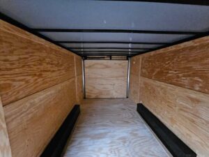 8.5×20 Black V-Nose Enclosed Trailer with Blackout Pkg (2) 5,200lb Axles - Image 19