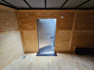 8.5×20 Black V-Nose Enclosed Trailer with Blackout Pkg (2) 5,200lb Axles - Image 21