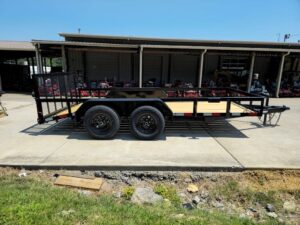 6’4″ x 14 Utility Trailer Powder Coated Dovetail (2) 3500 Axles 7k GVWR - Image 10