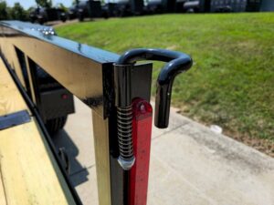 6’4″ x 14 Utility Trailer Powder Coated Dovetail (2) 3500 Axles 7k GVWR - Image 15