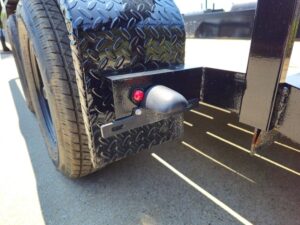 6.4×14 Dovetail Utility Trailer with Side Baskets (2) 3500lb Axles - Image 7