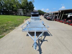 6.4×14 Straight Deck Aluminum Utility Trailer with 3500lb Axle - Image 2