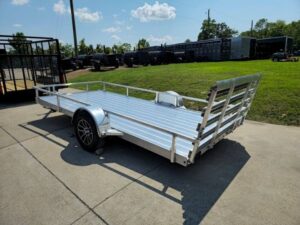6.4×14 Straight Deck Aluminum Utility Trailer with 3500lb Axle - Image 5