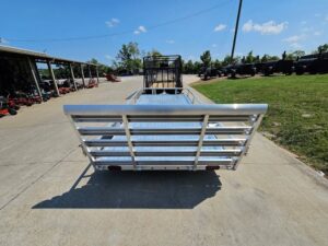 6.4×14 Straight Deck Aluminum Utility Trailer with 3500lb Axle - Image 6