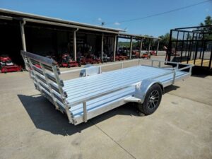 6.4×14 Straight Deck Aluminum Utility Trailer with 3500lb Axle - Image 7