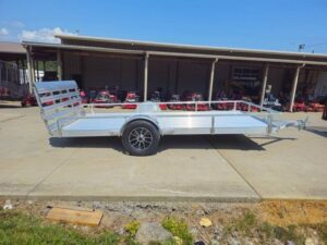 6.4×14 Straight Deck Aluminum Utility Trailer with 3500lb Axle - Image 8