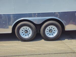 Enclosed Trailer White 8.5′ X 24′ Custom (2) 5,200lbs - Image 10