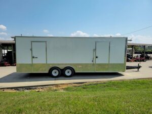 Enclosed Trailer White 8.5′ X 24′ Custom (2) 5,200lbs - Image 6